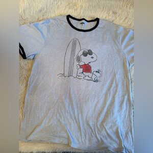 Gray Snoopy Men’s T-Shirt Old Navy